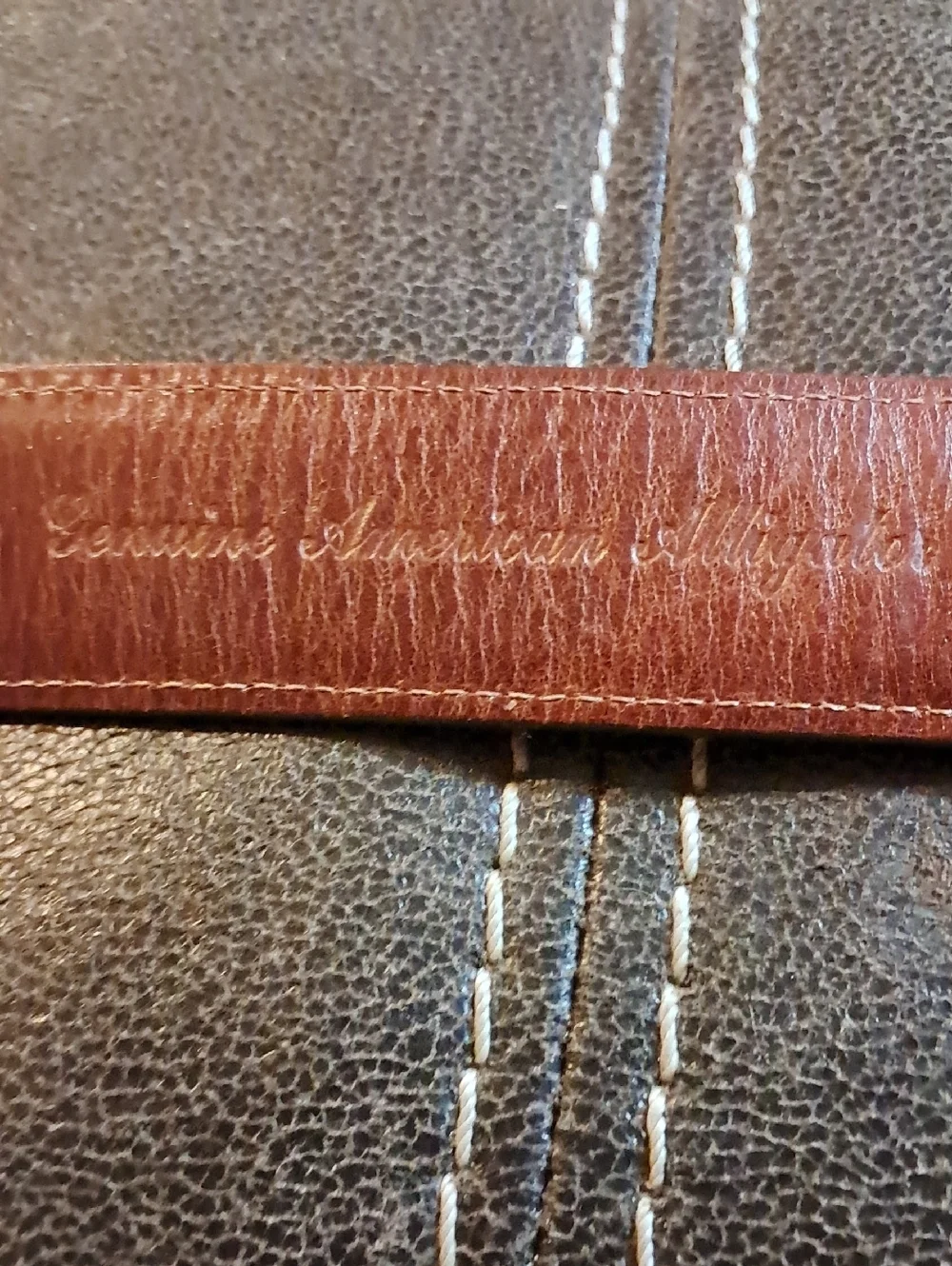 Douglas Magnus Genuine American Alligator Leather Belt Made in USA